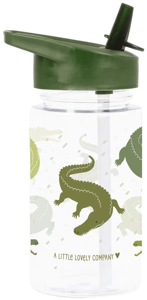 A Little Lovely Company - fľaša na pitie - krokodíl