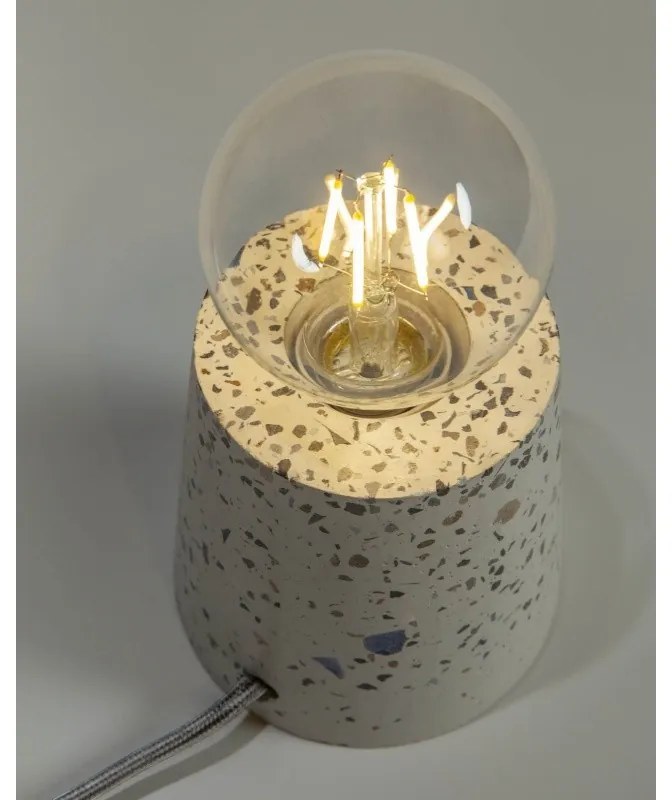 Stolová lampa Amália šedá