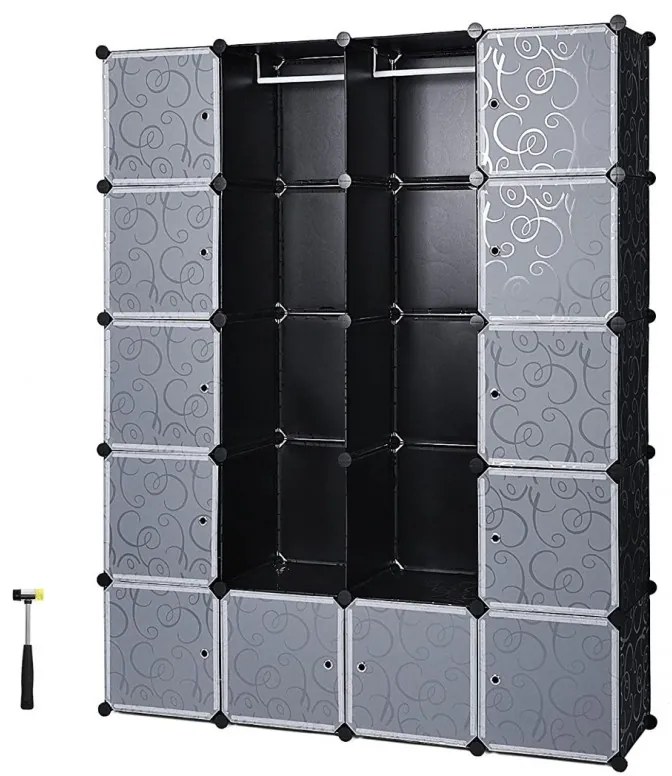 Šatníková skriňa 145x180 cm