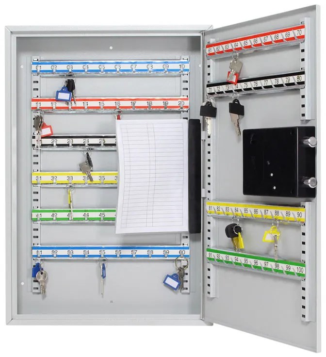 Skrinka na kľúče s elektrickým zámkom S-100 EL, na 100 kľúčov