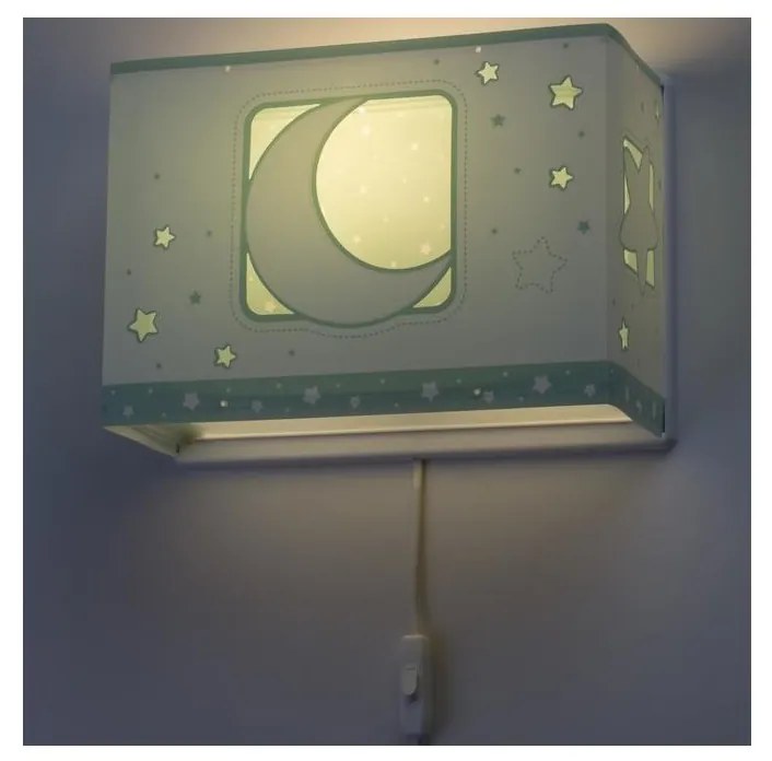 Dalber D-63238H - Detské nástenné svietidlo MOONLIGHT 1xE27/60W/230V