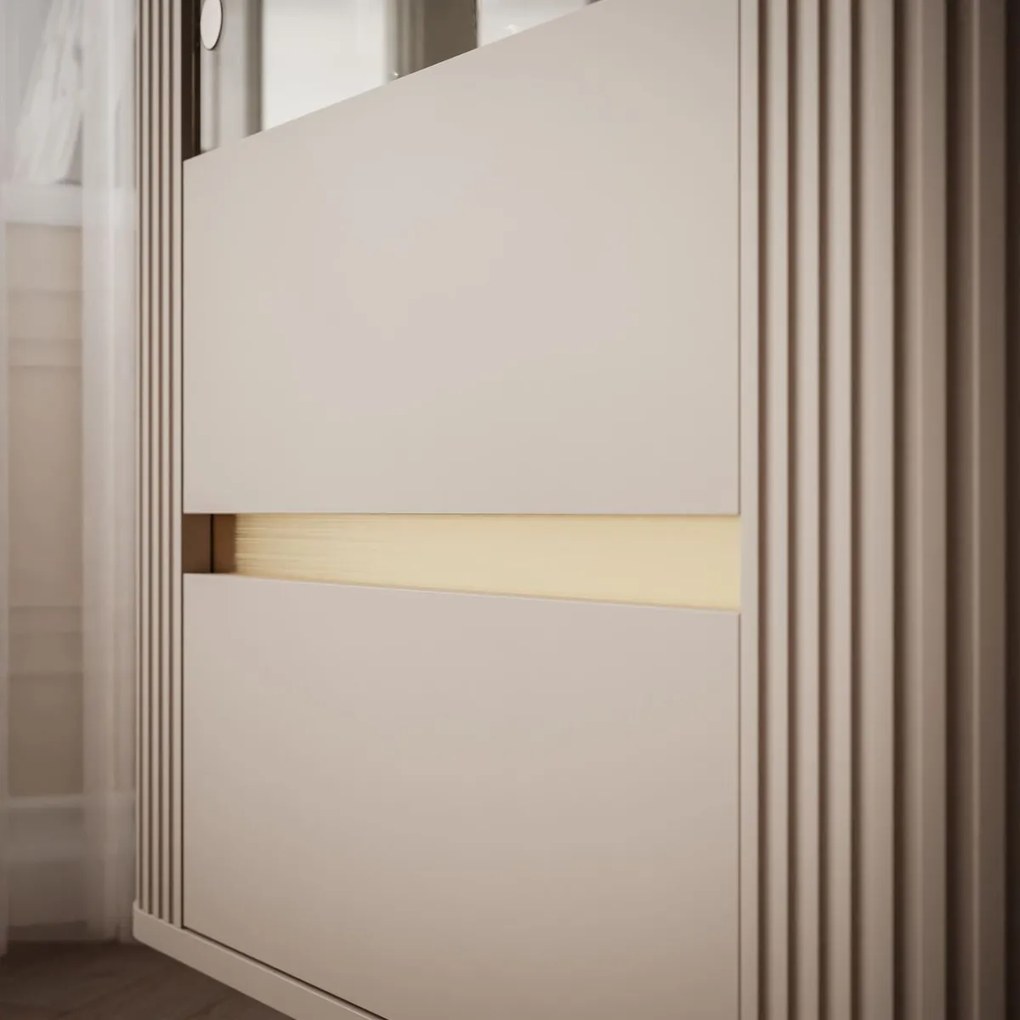 VITRÍNA PORTOFINO GOLD BÉŽOVÁ 76 cm