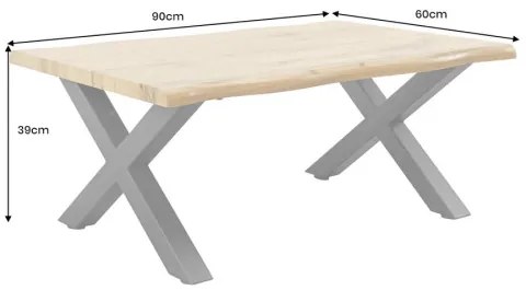 Konferenčný stôl Wild 45081 90x60cm Divoký dub fólia  - Komfort-nábytok
