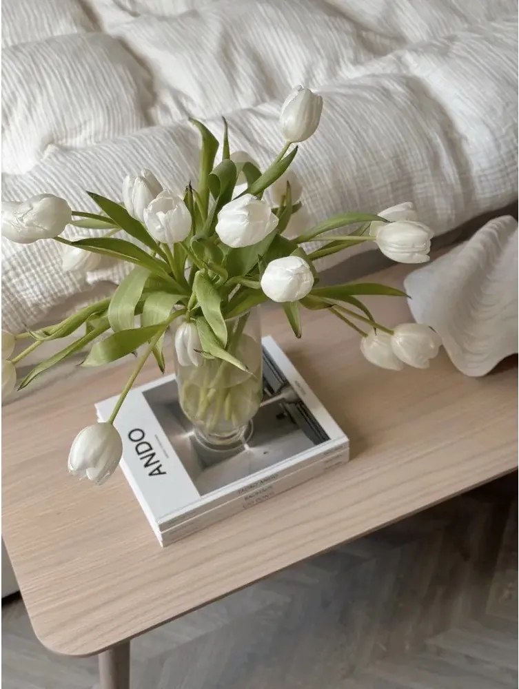 Prírodná lavica z dubového dreva Rowico Yumi