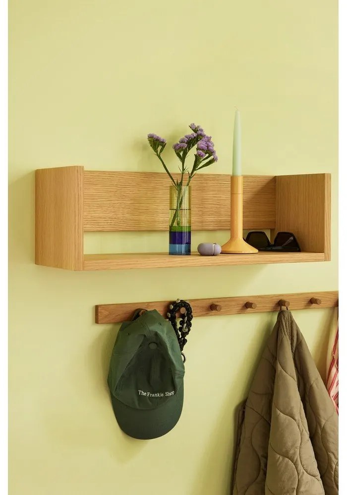 Nástenný vešiak v dekore duba v prírodnej farbe 100 cm Cosplay – Hübsch