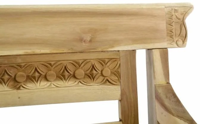 Divero 35093 Drevená 2-miestna lavica pre deti z teakového dreva