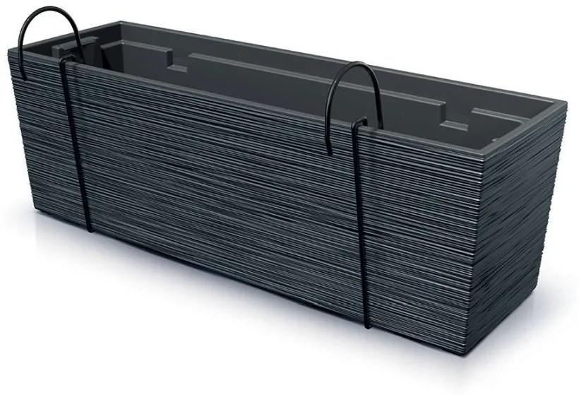 Prosperplast Truhlík FURUSE W antracit, varianta 39,5 cm