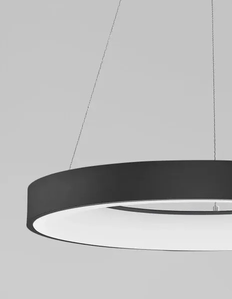 LED luster Rando Thin 60 4000K čierne