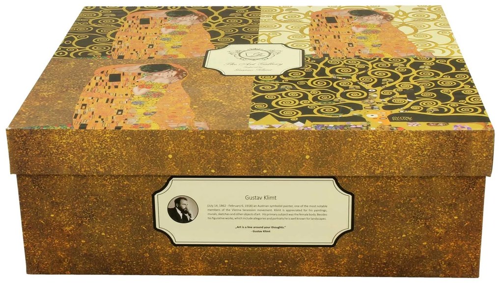 Porcelánový hrnček Klimt 350 ml sada 4ks
