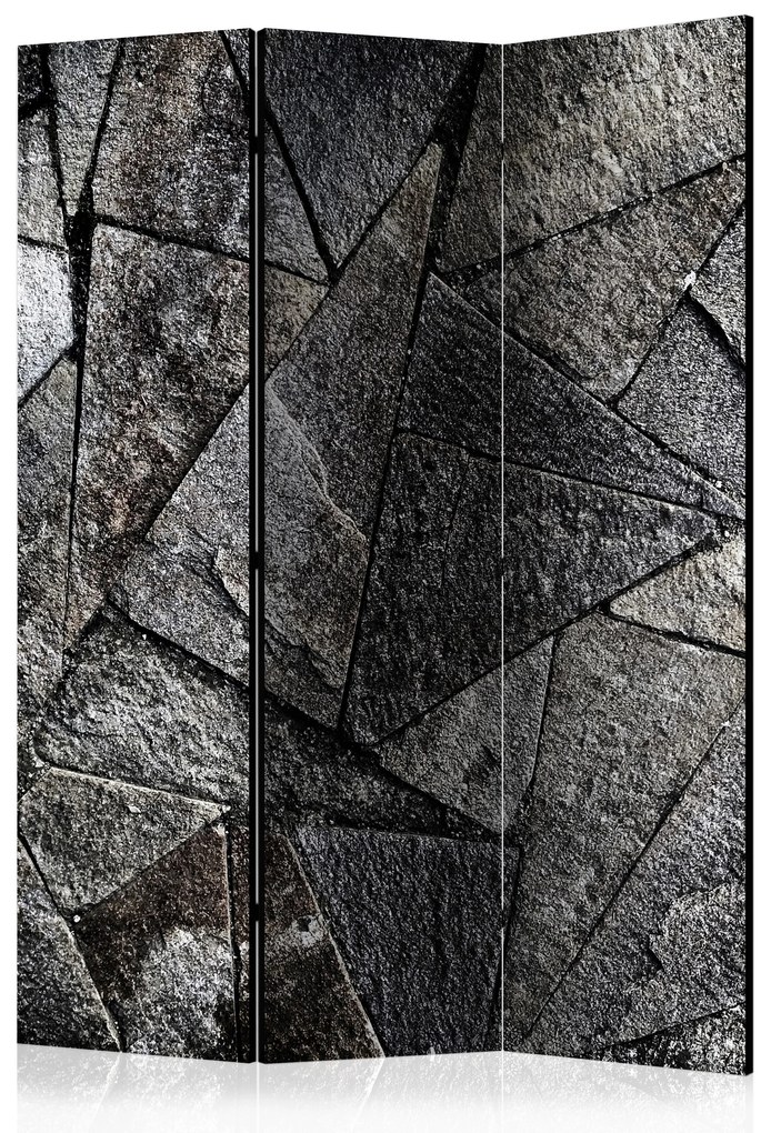 Artgeist Paraván - Pavement Tiles (Grey) [Room Dividers]