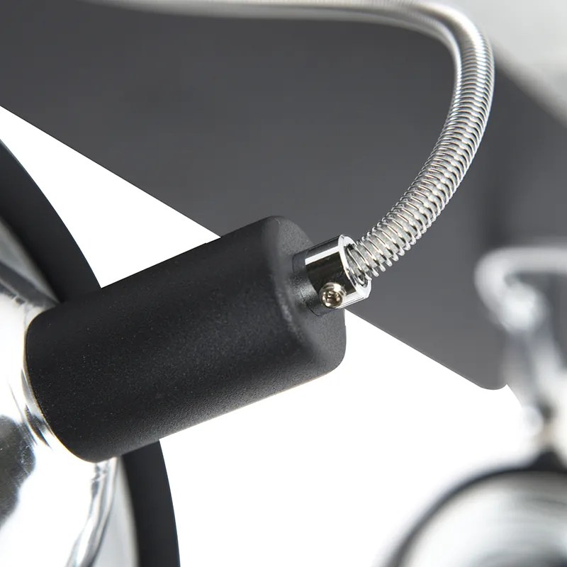 Dizajnové bodové svetlo čierne 2-žiarovkové nastaviteľné - Nox