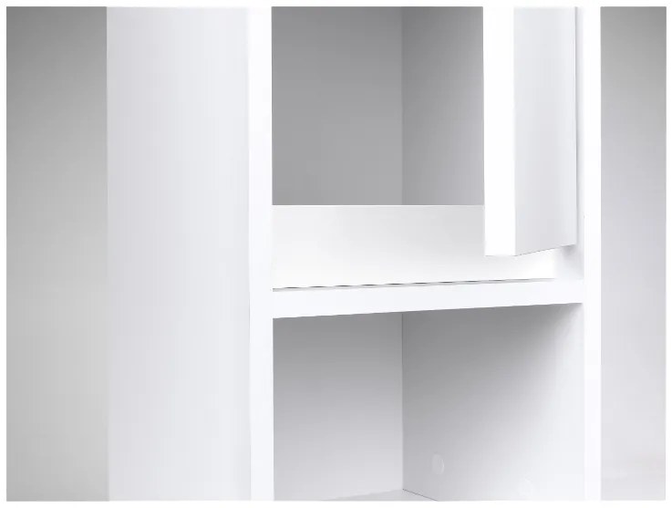 Livarno home Vysoká skrinka do kúpeľne Oslo s 2 dvierkami, biela  (100392134)