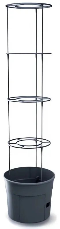 Kvetináč na pestovanie paradajok TOMATO GROWER antracit 39,2cm (max. výška: 153cm)