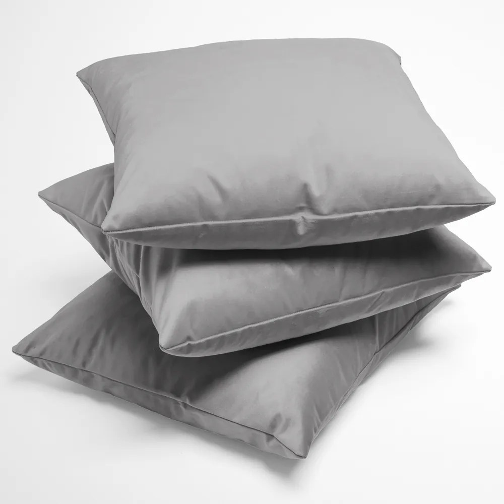 Biante Zamatová obliečka na vankúš Velvet Prémium SVP-039 Sivá 50 x 70 cm