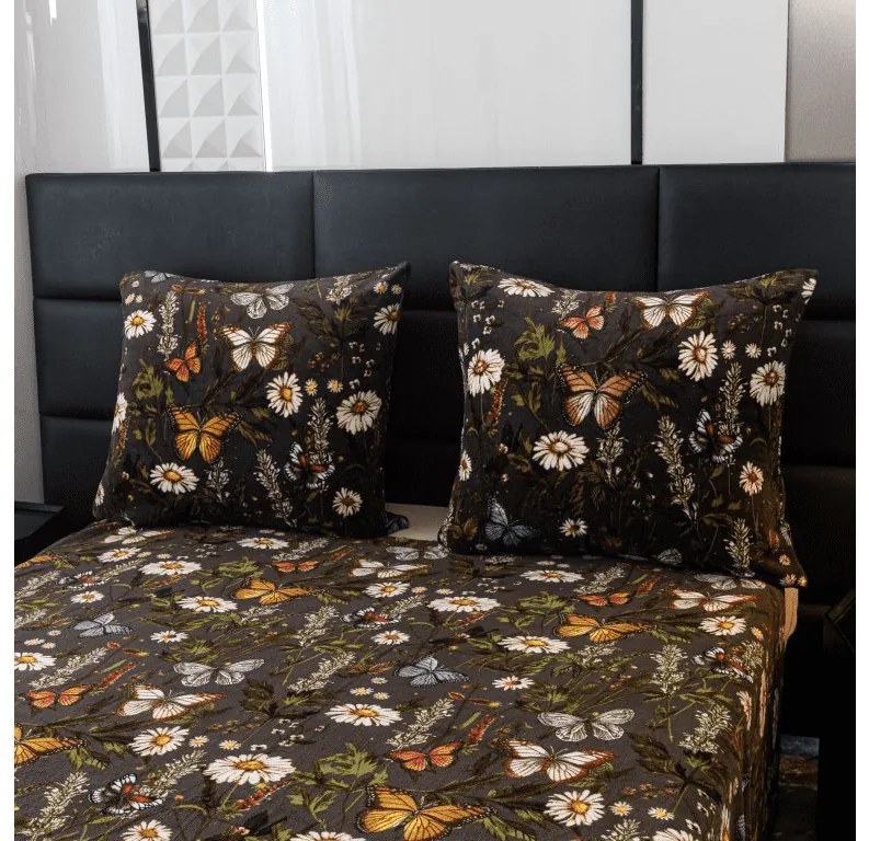 Mikroplyšové obliečky MEADOW BUTTERFLY farebné Rozmer obliečky: 70 x 90 cm | 140 x 200 cm