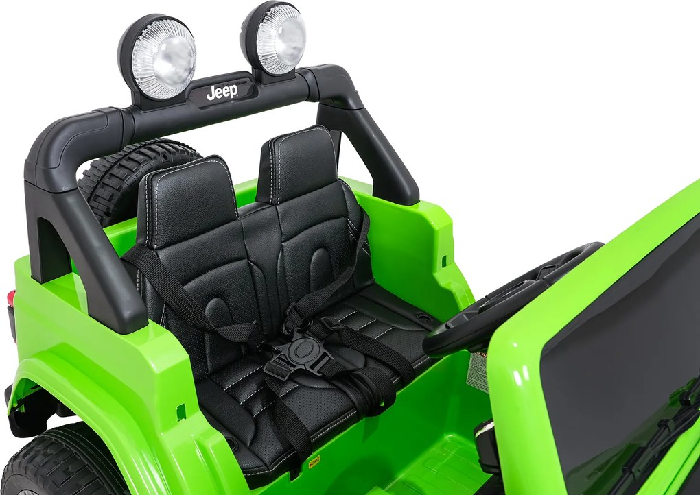 Ramiz Jeep Wrangler Rubicon LIFT elektrické autíčko pre deti zelené