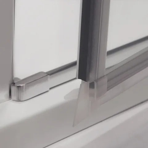 Roltechnik Štvorcový alebo obdĺžnikový sprchovací kút DCO1 + DB - otváracie dvere s pevnou stenou 90 cm 90 cm