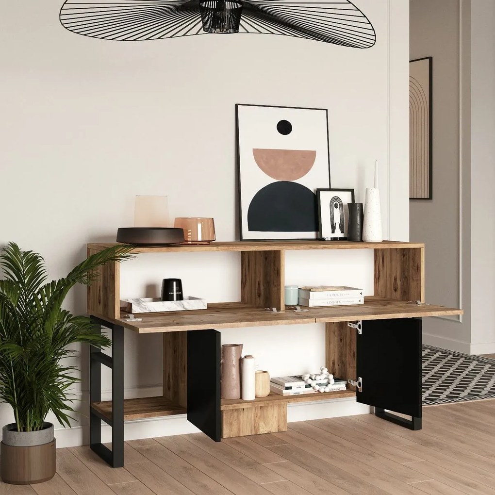 Odkladací stolík so skrinkou Miam Atlantic Pine