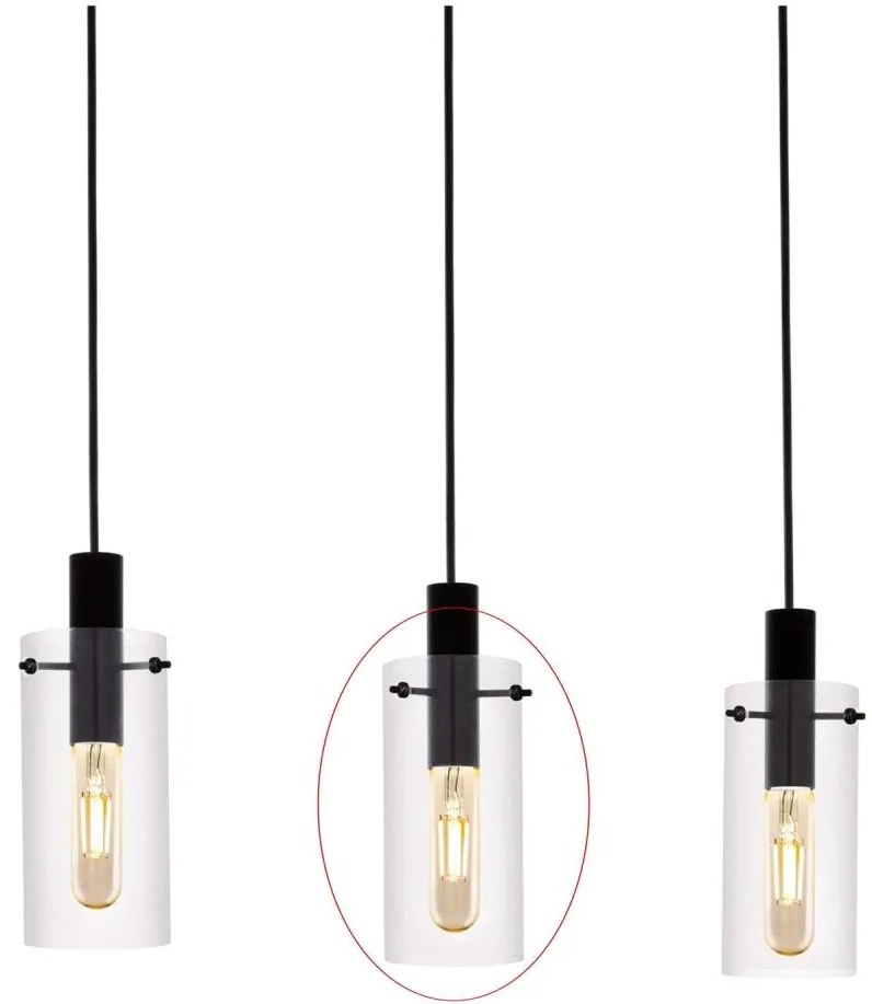 Eglo - Náhradné sklo k lustru MONTEFINO pr. 11 cm