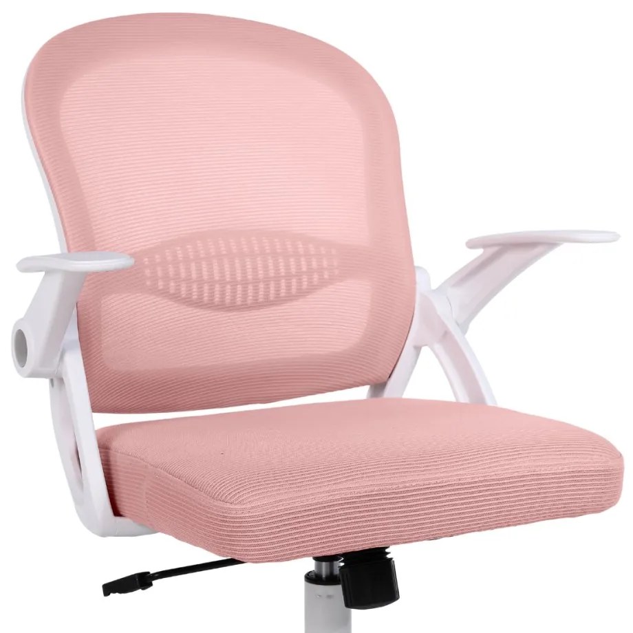 Detská otočná stolička Neoseat JUNI 011 — látka, ružová