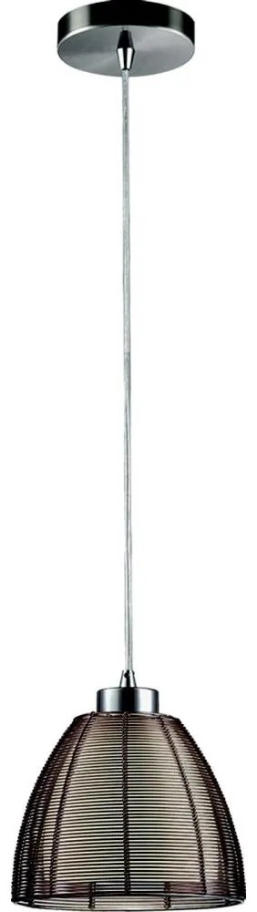 Searchlight 20033 - Luster na lanku 1xE27/60W/230V pr. 19 cm hnedá