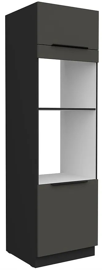 Kuchynská skrinka Aria-Gr/Bl Anti Fingerprint 60dpm-210 2f