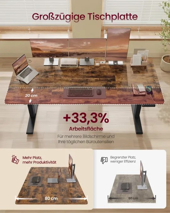 Elektrický pracovný stôl LSD148KD02