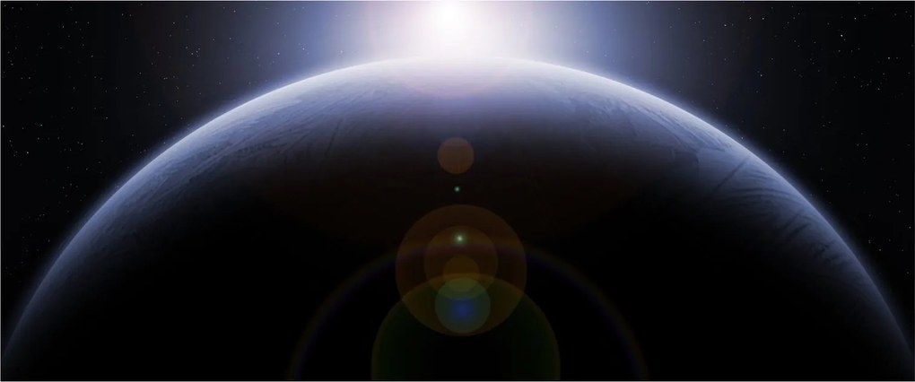 Obraz vesmírneho telesa (120x50 cm)