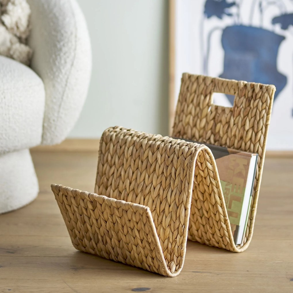 Stojan na časopisy Dex z vodného hyacintu