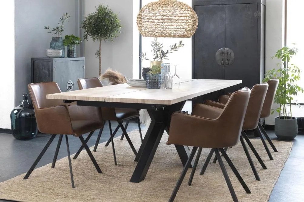 Dizajnový jedálenský stôl Madie 180 - 280 cm