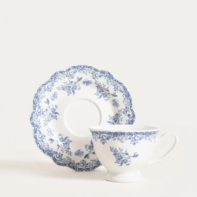 Šálka LOURRY s podšálkou, tmavomodrá 756948 200 ml