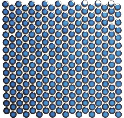 Keramická mozaika Gombík 451 30,5 x 32,5 cm kobaltovomodrá