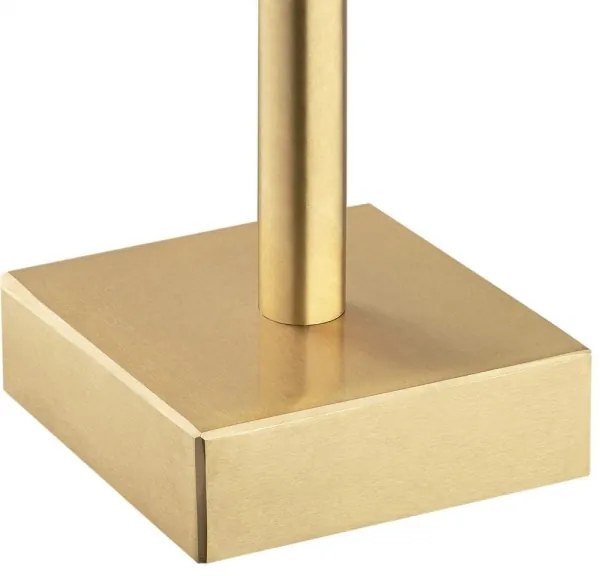 Argon 8030 - Stolná lampa ABRUZZO 1xE14/7W/230V mosadz/biela