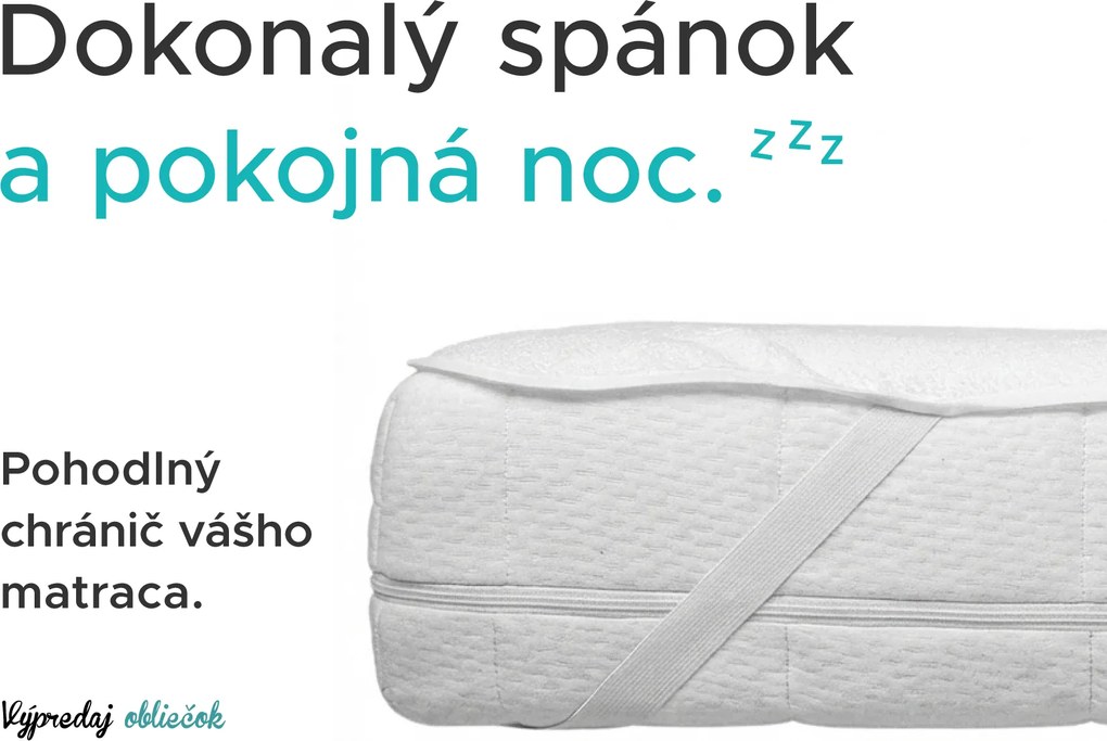 Nepremokavý chránič na matrac FROTÉ na postieľku 70 x 120 cm