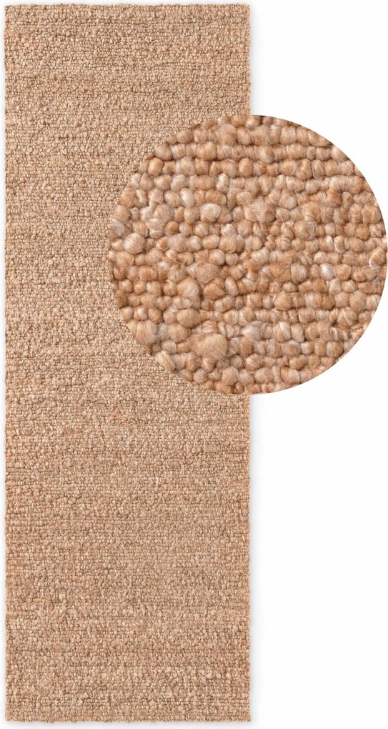 Ted Baker Koberec behúň Notting Hill 106344 Beige, 80x200, hnedá, obývacia izba