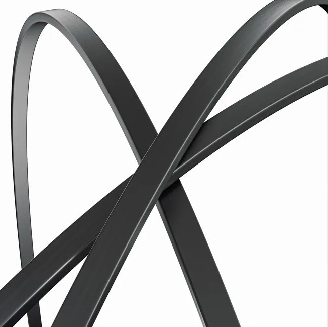 Erga Round, okrúhle zrkadlo 40cm, čierny rám, ERG-V01-ROUND-4040-BK