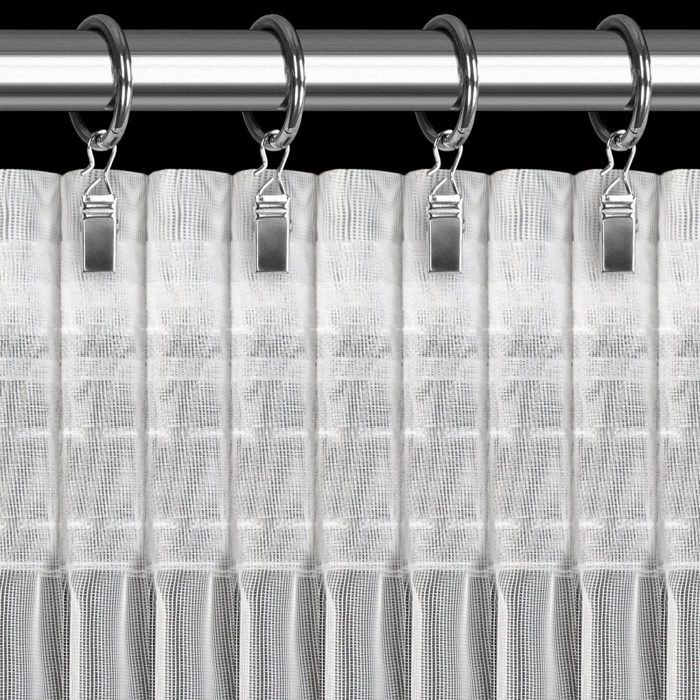 ZÁCLONA NA PÁSKE LETI, SADA 2 KS 140X270 CM KVETY