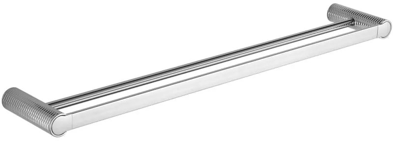 Mexen Base, 2-radový držiak na uteráky, chrómová, 7088225-00