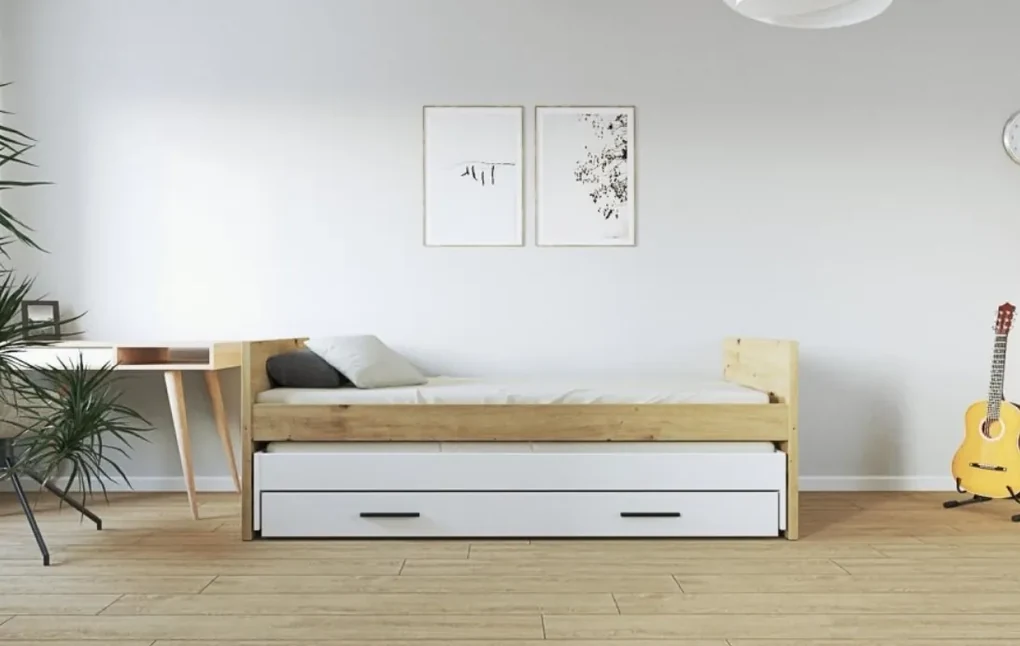 Modul VERSO F/1S dub artisan, lôžko 90x200 cm s úložným priestorom