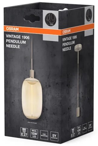 Osram - Napájací kábel PENDULUM NEEDLE 1xE27/15W/230V béžový