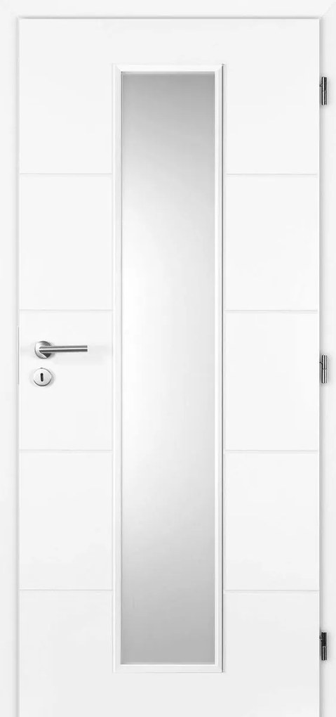 Doornite Quatro Interiérové dvere Linea, 80 P, 846 × 1983 mm, lakované, pravé, biele