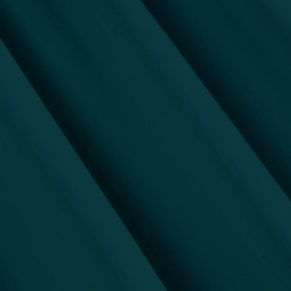 ZATEMŇOVACÍ ZÁVES NA KRÚŽKOCH PARISA 135X250 CM TMAVÁ TYRKYSOVÁ