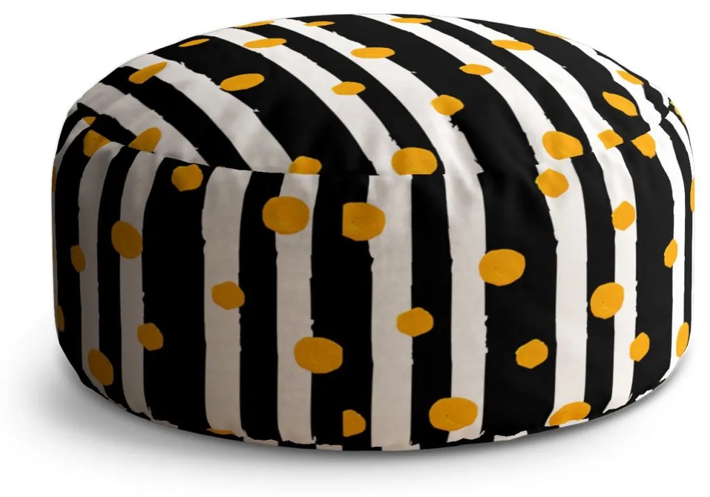 Sablio Taburet Pruhy a bodky: 38x48 cm