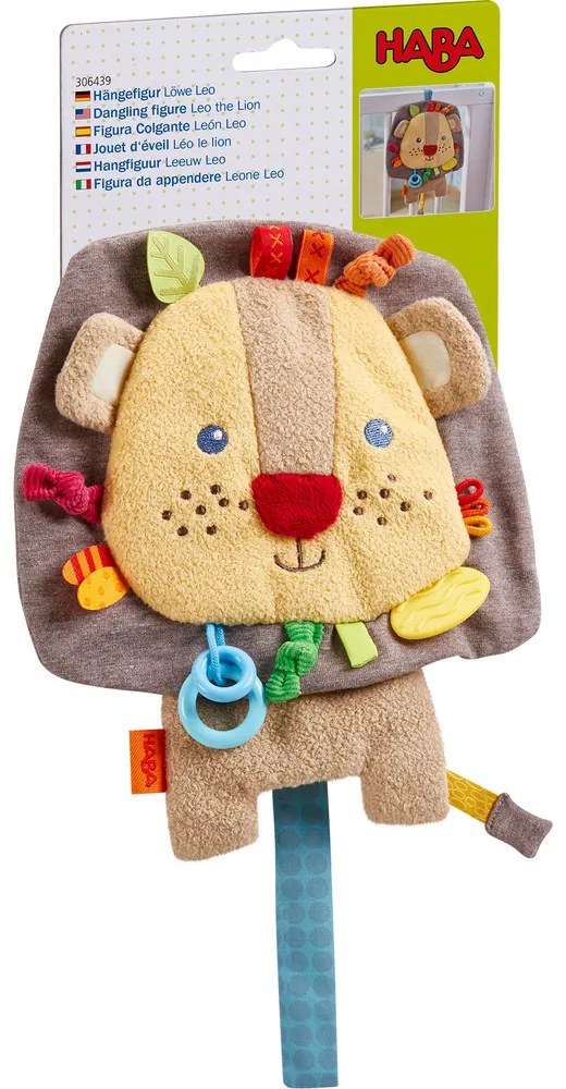 Textilná závesná hračka - lev Leo