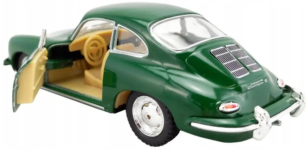 KiNSMART Kovové autíčko Porsche 356 B Carrera 2 - rôzne farby - 1:32