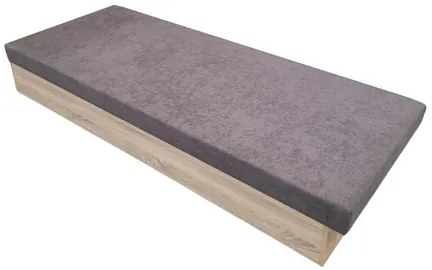 Váľanda Silver A90 - 90x200 cm Červená Dub sonoma