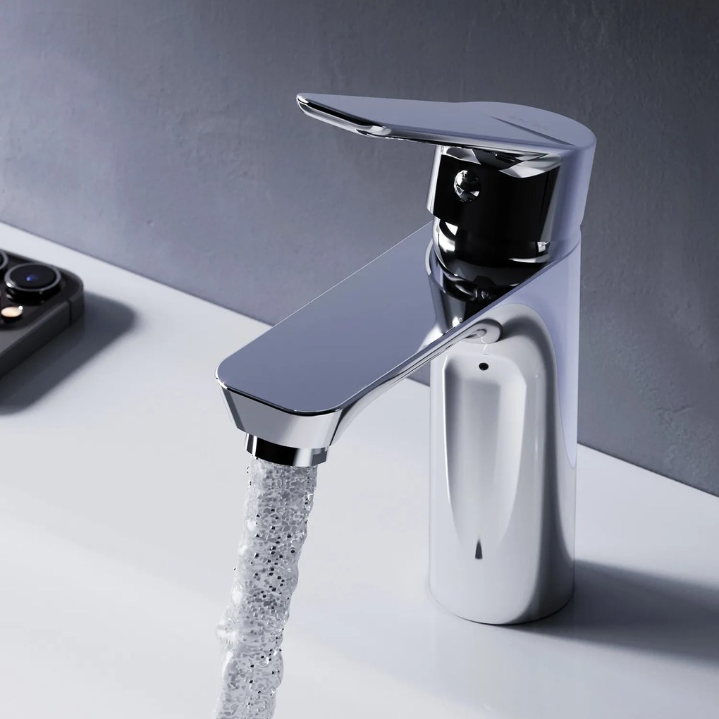 Umývadlová batéria AM.PM Hit FTA82100 jednopáková s odtokovým ventilom, chróm