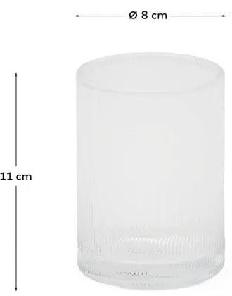 Sklenený téglik na zubné kefky Arlem – Kave Home