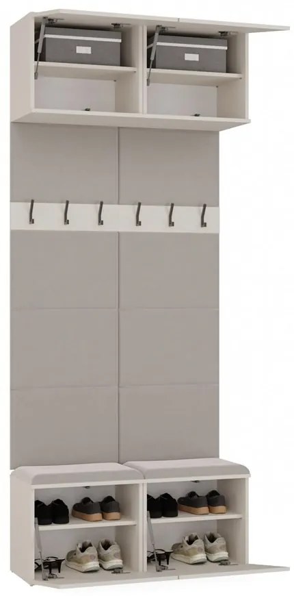 Předsíňová stěna HAGA 2W 100 cm kašmír
