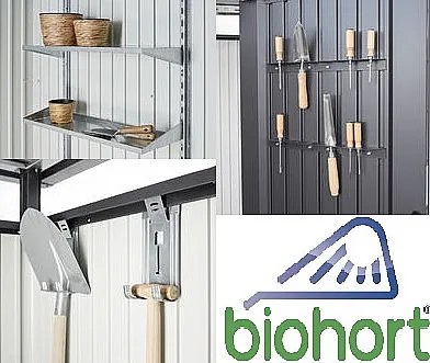 Biohort Záhradný domček BIOHORT HighLine DUO H5 275 x 315 (tmavo sivá metalíza)
